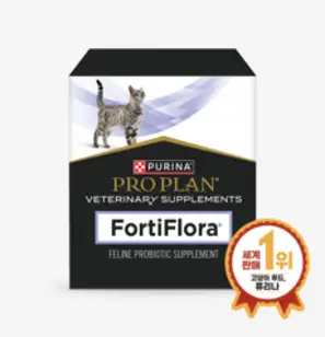 국내배송 Fortiflora 포티플로라 고양이 유산균 30포, 1개