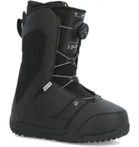 Ride Fuse Mens Snowboard Boots 10 Black